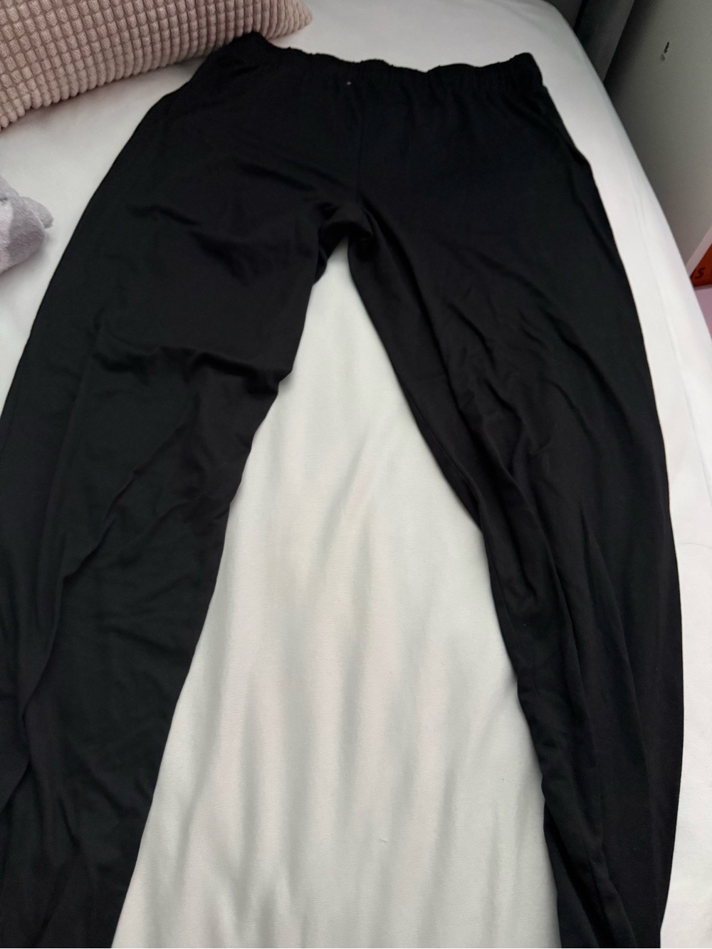 Black Stretch Lounge Pants